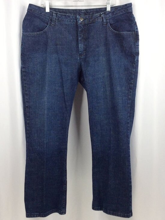 Lee Denim - Lee Straight Leg Jeans Women's Plus Size 20W Petite